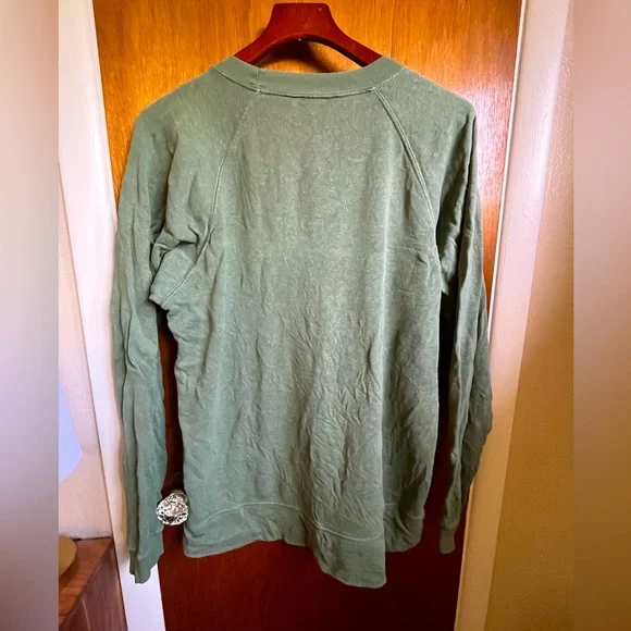 Jungmaven Green Crewneck long sleeved Sweatshirt - Picture 4 of 7